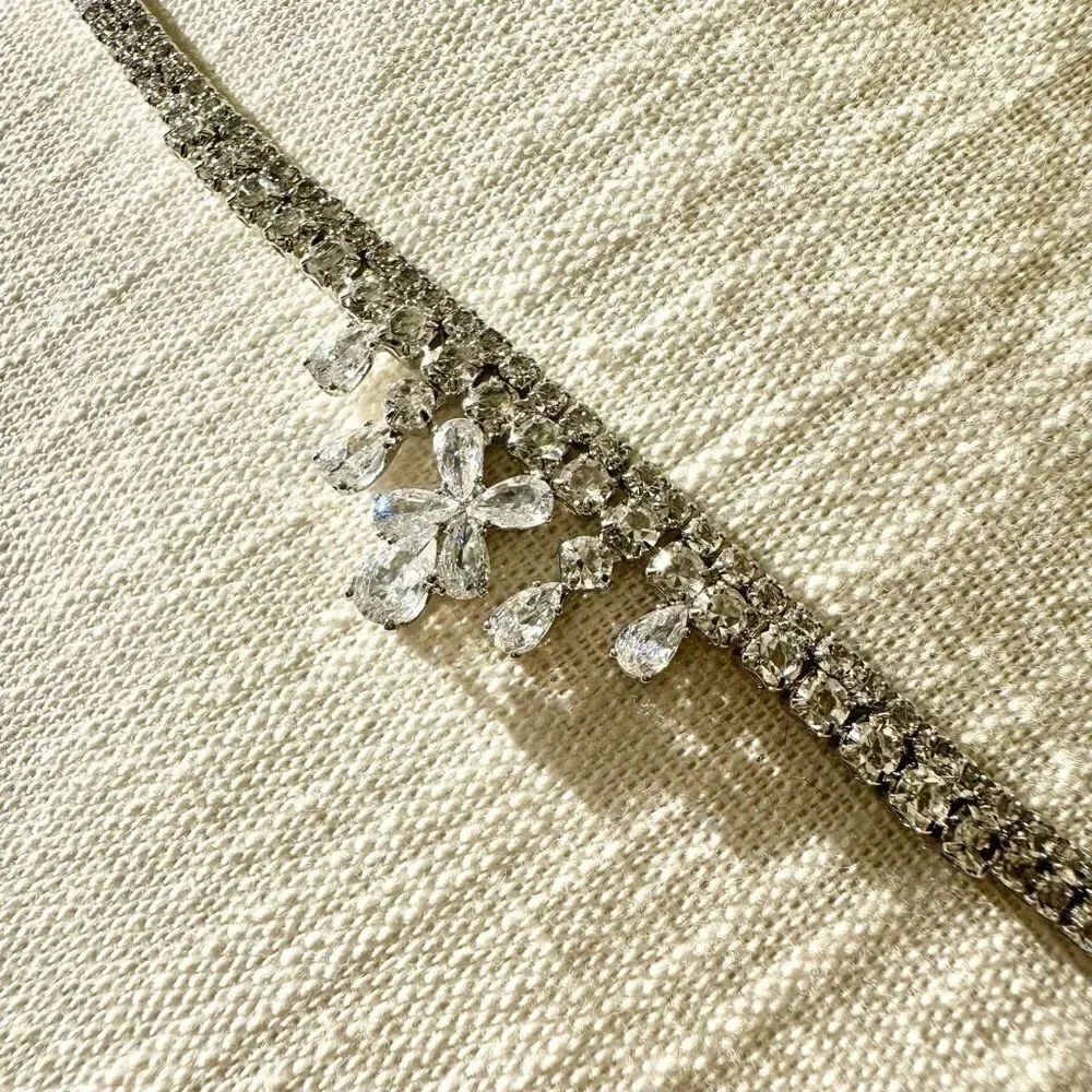Cubic zirconia super sparkly tennis bracelet